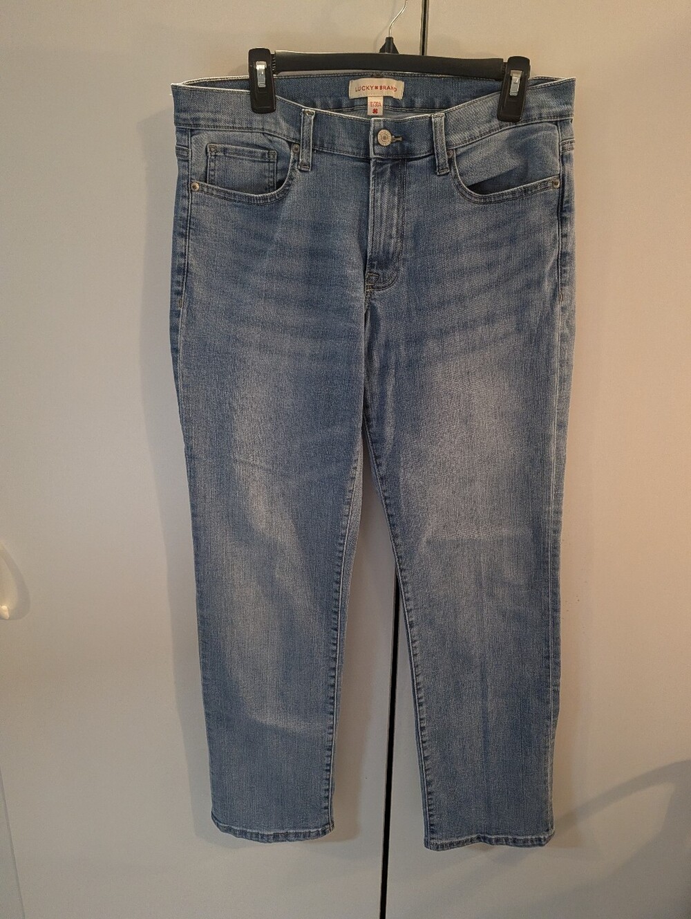 Lucky Brand 10/30A Sweet Mid Rise Light Blue Straight Leg Women's Jeans